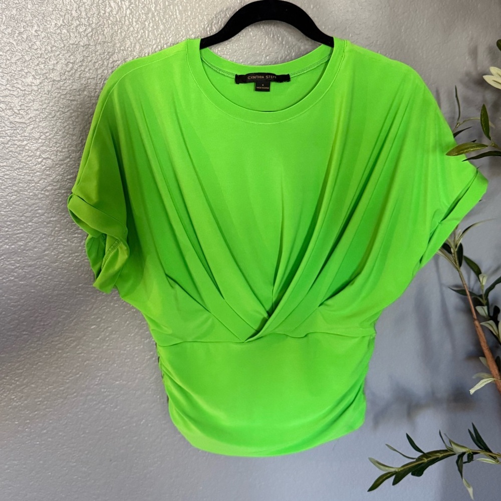 Cynthia Steffe Bright Green Blouse